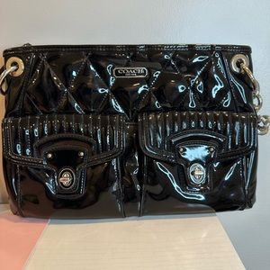 Black coach purse